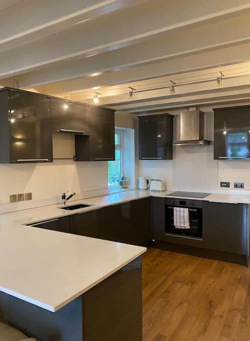 Ferienwohnung Contemporary Duplex - Private Patio & Parking Stockport Exterior foto